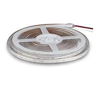 V-TAC Strip Led Coil 5 Meters 5W per Meter Light Tape SMD 3528 Red Light Color Outdoor with Adhesive Strip and Silicone Cover, Powered to 12Volt.