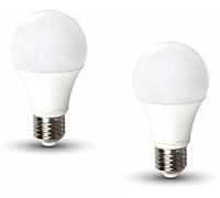 V-TAC V 2129 Pack 2 LED Bulbs E27 9W Bulb A60 3 Step