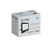 V-Tac Vt-158S-1 50W Pir Sensor Floodlight With Samsung Chip & Cable(1M) Colorcode:3000K Black Body