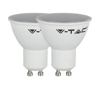 V-TAC VT-1975 4.5W SMD Spotlight COLORCODE:6500K GU10 110'D | 400 Lumens | 100° Beam Angle | Replaces 35 Watts Old Halogen Lamp | Long-Lasting & Energy-Saving | Pack of 2