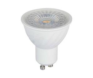 V-Tac Vt-247D 6W Gu10 Ripple Plastic Spotlight Samsung Chip 3000K 110'd Dimmable