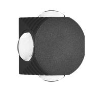 V-TAC VT-2544 Outdoor LED Wall Sconce 2W 4W 3500-4500K IP54 Black