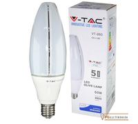 V-TAC VT-260 Pro Series LED Bulb Olive Lamp E40 60W Samsung Chip - SKU 188 6500K