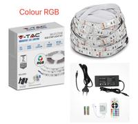 V-TAC VT-5050 60 LED Strip Light COLOUR RGB Set IP20