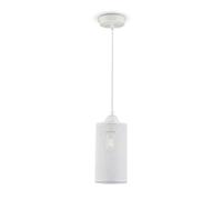V-TAC VT-7132-MW Modern LED Cylinder Metal Chandelier E27 White