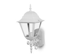 V-TAC VT-761 Waterproof LED Wall Lantern Light Fixture, E27, IP44, White Black