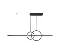 V-TAC VT-7767 LED Hanging Ceiling Light 15W Dimmable Black 3500-4500K