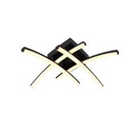 V-TAC VT-7790 Modern LED Ceiling Light 24W Dimmable Warm Light Black