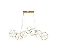 V-TAC VT-7918 LED Pendant Chandelier 28W Modern Warm Light Gold Finish