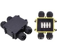 V-TAC VT-871-B 5982 WATERPROOF BOX TERM BLOCK BLACK IP68