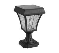 V-TAC VT-983 Solar LED Outdoor Wall/Ground Light 2W Warm Dimmable Black IP65