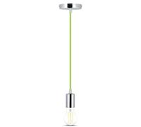 V-Tac Vt3785 High Quality E27 Chrome Metal Cup Pendant Light Green (Vt-7338)