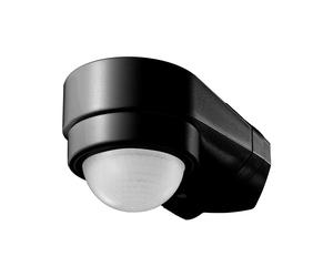 V-TAC VT6612 High Quality Infrared Motion Sensor Adjustable Corner Black Body