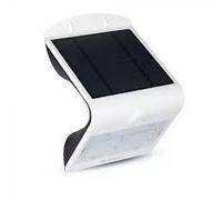 V-TAC VT7523 3W LED Solar Wall Light With Rip Sensor 4000k and 3000k White IP65