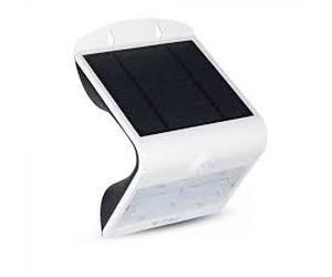 V-TAC VT7523 3W LED Solar Wall Light With Rip Sensor 4000k and 3000k White IP65