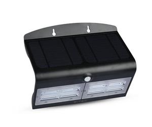 V-Tac Vt8279 7W Led Solar Wall Light 4000K - Black Body