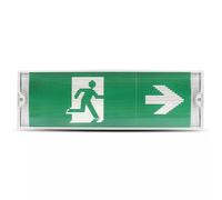V-Tac Vt8437 3W Led Emergency Exit Light Bulkhead - Fire Exit Light 6400K (Vt-533)