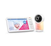 V-Tech 7 inch Wifi Pan & Tilt Baby monitor in White V-Tech White