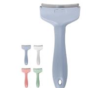 V-Tooth Deshedding Comb for Pets - Professional Grooming Tool with Curved Blade & Tight V-Shaped Teeth, Effective Hair Removal for Dogs & Cats Shedding Control (Blue, S)