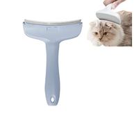 V-Tooth Deshedding Comb, Pet Hair Removal Brush, Pet Deshedding Tool With Curve Blade, for Dogs Cats, Tight V-Shaped Teeth Desheddings Tool(Blue)
