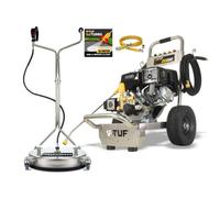 V-TUF V-TUF DD080-KIT1 2900psi, 200Bar, 15L/min Industrial 9HP Honda Driven Petrol Pressure Washer & 21" TufTURBO Stainless Steel Surface Cleaner