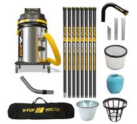 V-TUF GCX5000 240-KIT2 3.5kW Wet & Dry Industrial Vacuum Cleaner with 40ft GCX Pro Gutter Cleaning Kit