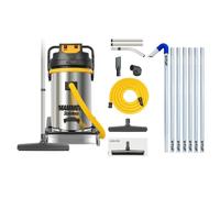 V-TUF Mammoth Stainless 80l 3500W 240V + 28ft Gutter Cleaning Set Bundle (230V)
