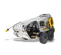 V-Tuf 240V Professional Stainless Mobile Hot Pressure Washer 130 Bar 10L/Min