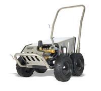 V-Tuf 415V Heavy Industrial Stainless Mobile Cold Pressure Washer 150 Bar @ 15L/