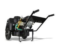 V-Tuf Torrent 2H Industrial 5.5Hp Petrol 150L Barrow Bowser Pressure Washer 150Bar 13 Litres Per Minute - Honda Gx160