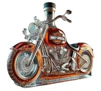 V-Twin Reserve Whiskey Decanter, Motorcycle Whiskey Bottle, Eagle Shape Whiskey Bottle, 300ml 3D Engraving, Suitable for Bar, Table, Kitchen