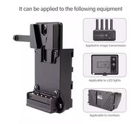 V Type Power Supply Battery Plate Adapter Replacement For F550 F750 F970 Monitors Cameras Buckle Battery For Photography Equipment