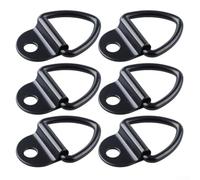 V Type Ring Trailer Pull Anchor with D type Ring for Cargo Fastening in Vehicles and Trailers, Load Capacity up to 2000KG, Carbon Steel