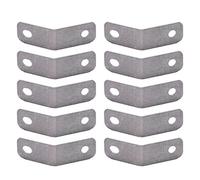 V Type Valve Plate for Compressor | Cast Iron Cylinder Mount Accessories 90mm | Heat & Oxidation Protected Valve Plates | 10PCS Kit for 4KW 7.5KW 10HP Pump Maintenance