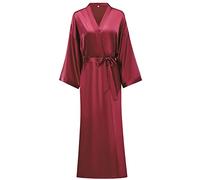 V Vaborous Women's Lace Long Robe Bathrobe