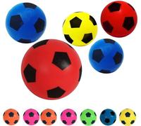 V-VAPE 1 x 20cm ORANGE Football | Indoor/Outdoor Soft Sponge Foam Soccer Ball | Play Many Games For Hours Of Fun | Suitable For Adults, Boys And Girls Of All Ages