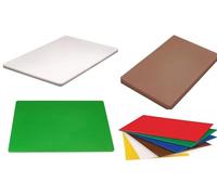 V-VAPE 1 x Chopping Board Commercial Thick 15MM Colour Coded 450 x 300 x 15mm (Brown)