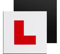 V-VAPE 2 Fully Magnetic Car L-Plates for Car Magnetic Learner Plates, Easy to Move without Scratching Painting off