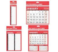 V-VAPE 2026 Easy View Monthly Planner, Large Print Month To View Planner Calendar, Slim Month To View Calendar, 3 Month To View Calendar (Slim Month To View Calendar)