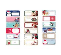 V-VAPE 80 Christmas Collection Holographic Self Adhesive Gift Tags Label (Assorted Tags)