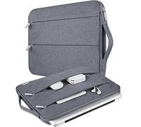 V Voova Laptop Sleeve Carrying Case 15.6 16 Inch, Slim Computer Cover Bag Compatible with MacBook Pro 15/16, Dell xps 15, 15-16 Inch HP Dell Asus Acer Laptop, Grey