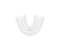 V WHITE U-Shaped Replacement Head for Ultrasonic Toothbrush - Food Grade Silicone Head with Bristles to Clean Between Teeth - Mouthpiece for Oral Hygiene and Preventive Care - Adult (1-Pack)