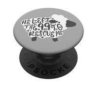 V1 HE LEFT THE 99 SHEEP CHRISTIAN QUOTES BIBLE VERSE PopSockets Adhesive PopGrip