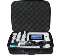 V100 Pulse Wave Therapy Machine - 14 Probe Electromagnetic Shock Wave Massager with 16 Frequency Gears & 27 Energy Levels, Portable Physiotherapy Device,White