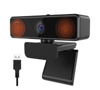 V11 2K Webcam for PC, with Noise-Cancelling Microphone & Privacy Cover