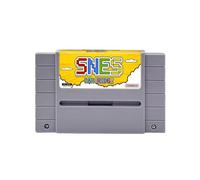 V12 16-Bit Retro Game Cartridge for SNES US Version Console, 3000-in-1 Multi-Game Flashcart with 8GB SD Card, Supports Save Function & High Compatibility SFC Game Card (Black)