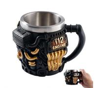 V12 Engine Coffee Mug, Unique V12 Engine Cup, Mechanic Coffee Cup Gifts for Car Enthusiasts, Car Lovers