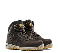V12 Lynx IGS S3 Waterproof Safety Hiker, Brown | Brown oily-waxy Nubuck, V-Dri membrane, composite toecap, anti-penetration midsole, 300 degrees C outsole, carbon neutral