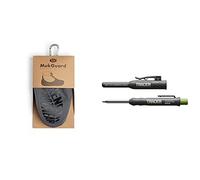 V12 MukGuard, Reusable Slip Resistant Neoprene Overshoe, M (07/08), Grey & TRACER Deep Hole Construction Pencil with TRACER Site Holster (120mm, Extendable 2B Construction Pencil)