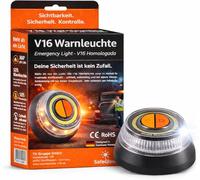V16 Emergency Warning Light 2026 IDIADA Approval No. PC21020060 - Warning Triangle - Breakdown Triangle - EU Approval - for Car & Motorcycle